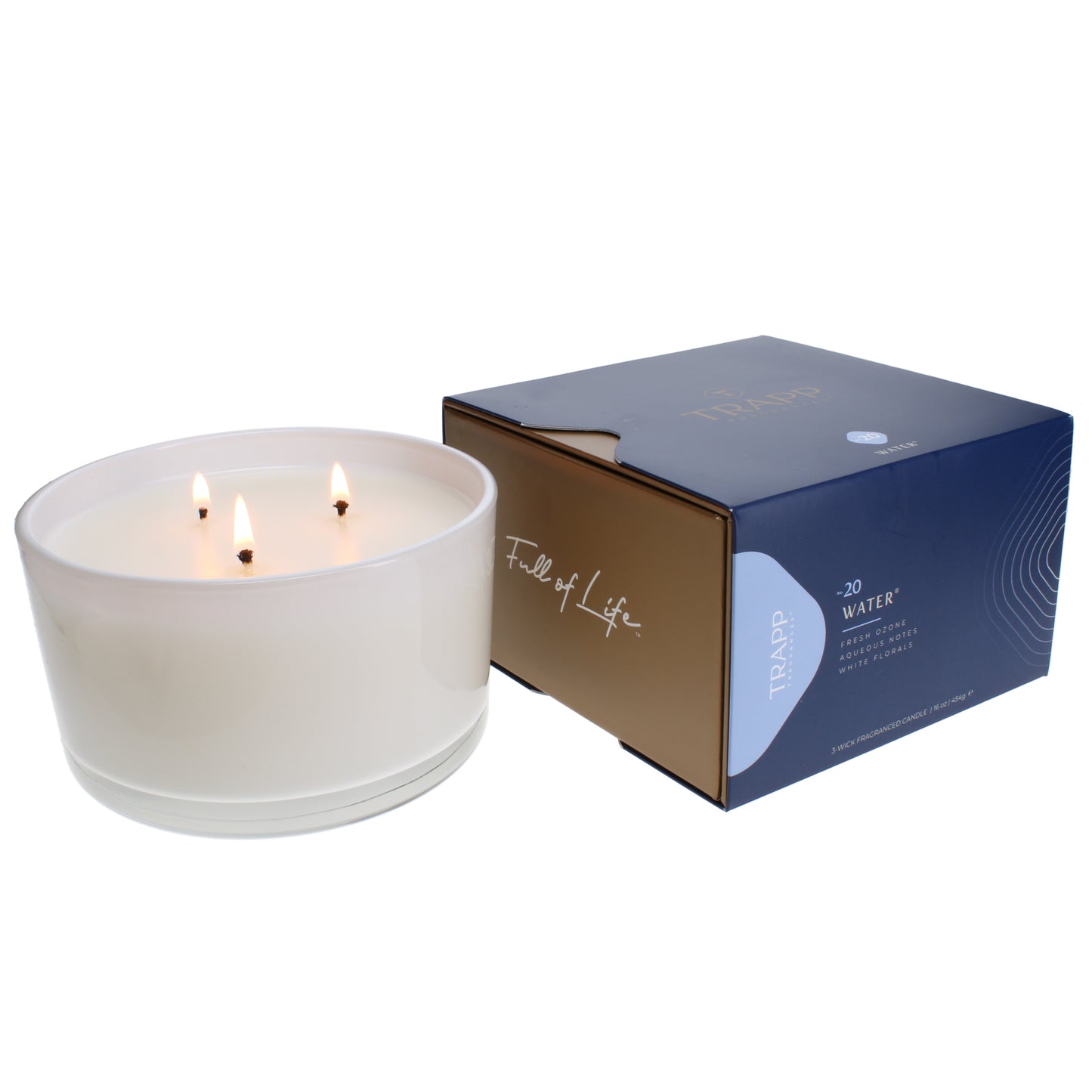 No. 20 Water 16 oz. 3-Wick Candle Image 2