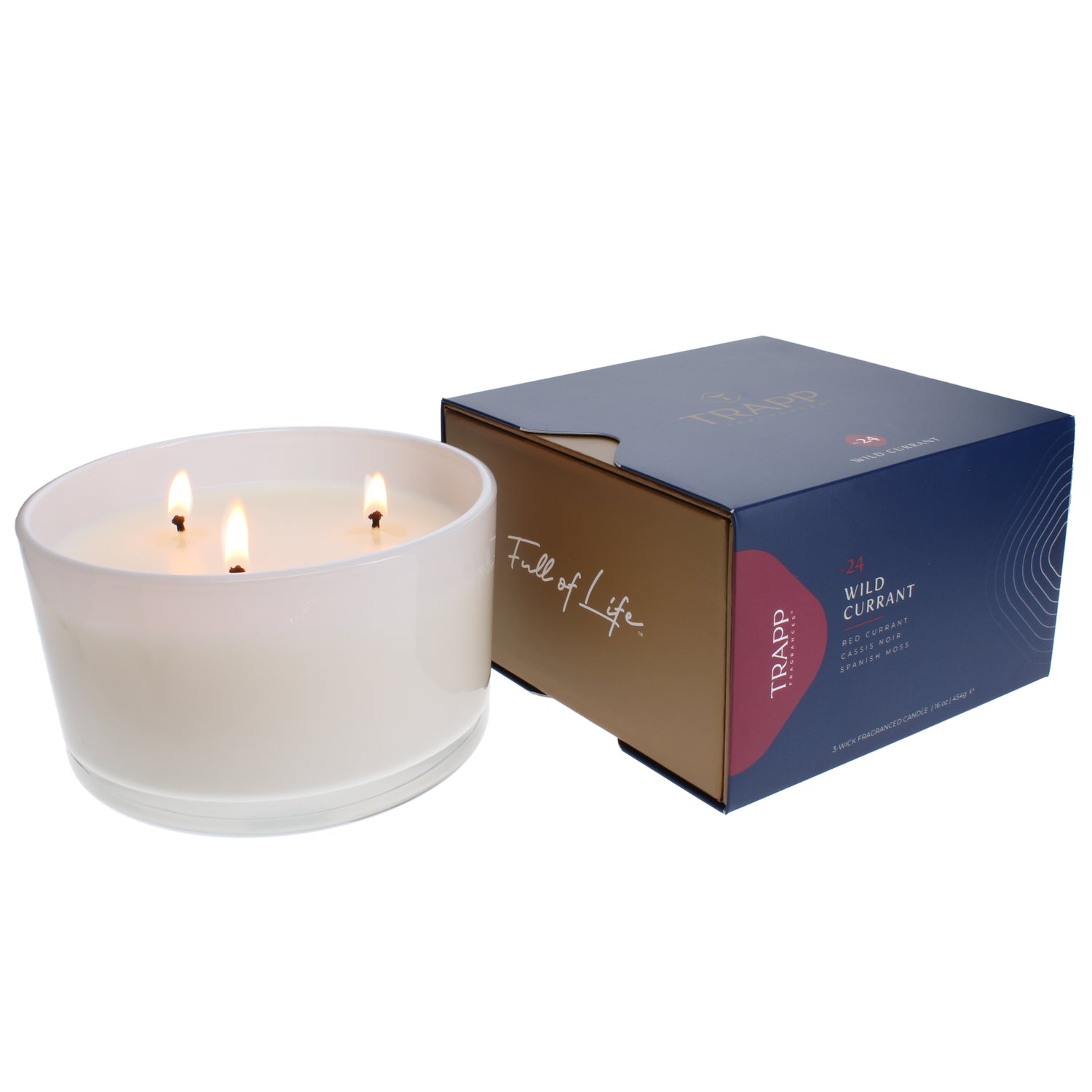 No. 24 Wild Currant 16 oz. 3-Wick Candle Image 2