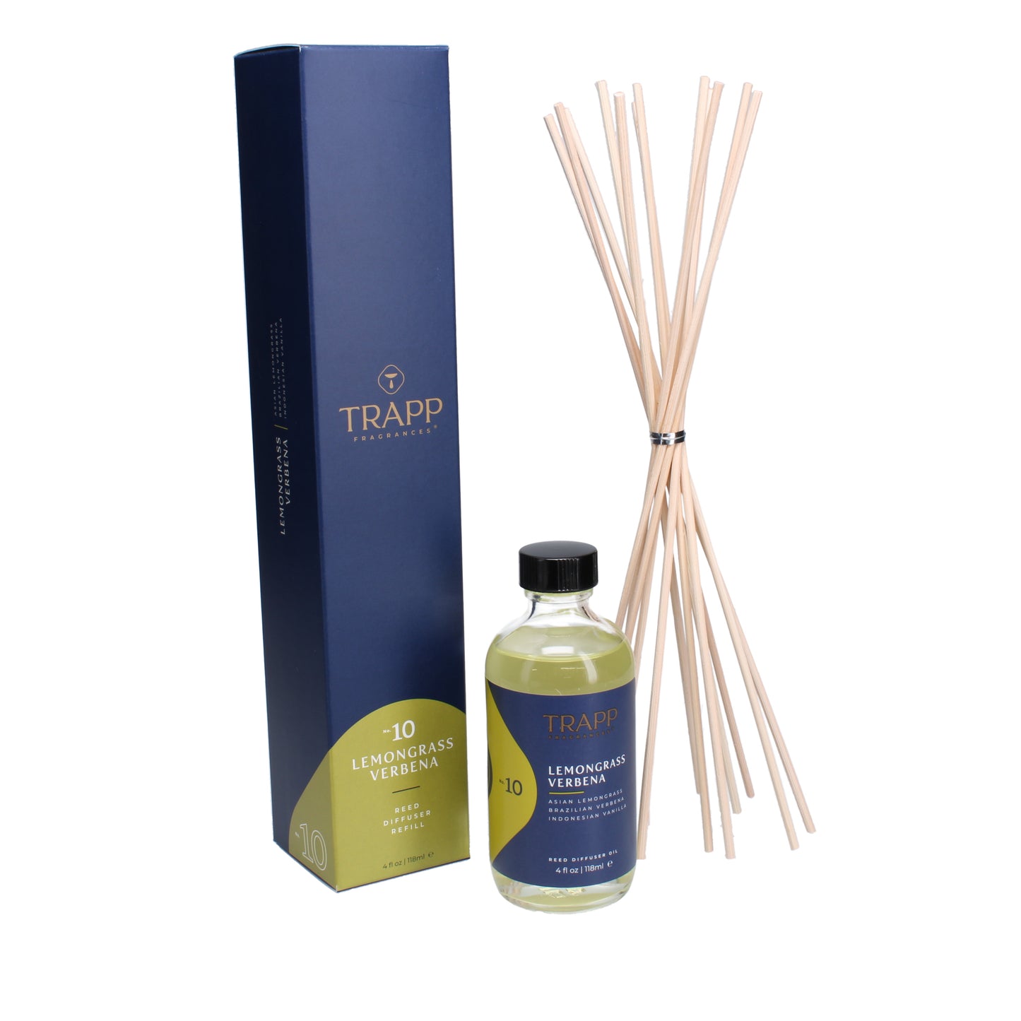 No. 10 Lemongrass Verbena 4 oz. Reed Diffuser Refill Image 2