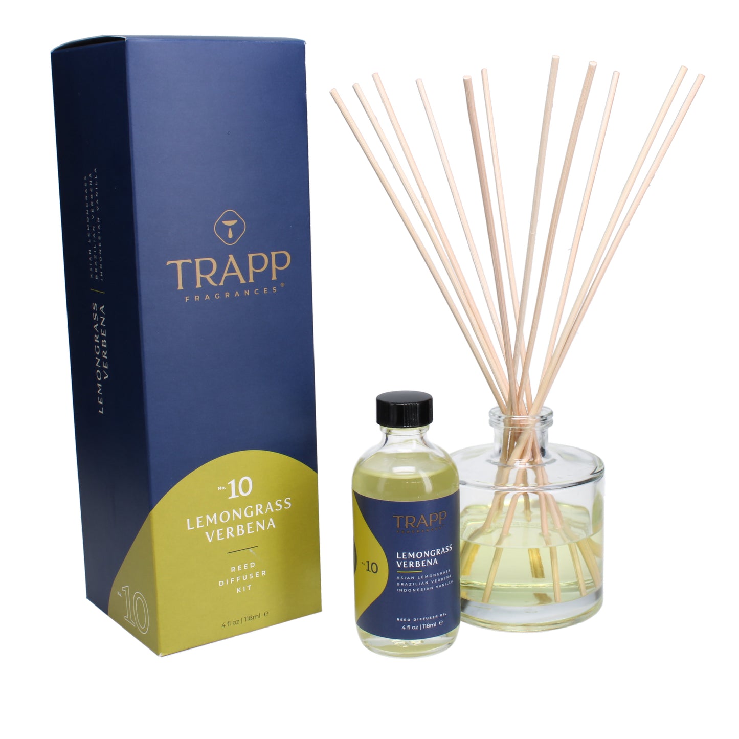 Reed Diffuser Kit Trapp Fragrances Color: Lemongrass, Scent: Fresh