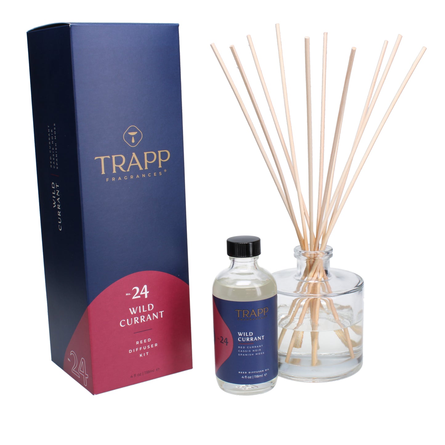 No. 24 Wild Currant 4 oz. Reed Diffuser Kit Image 2