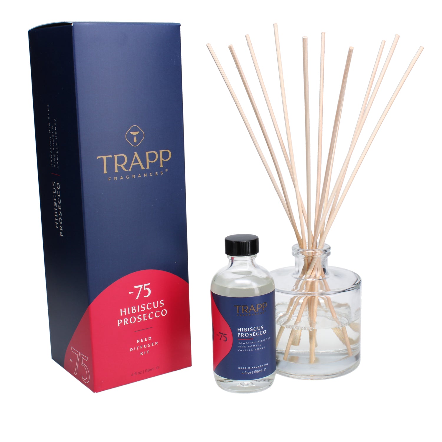 No. 75 Hibiscus Prosecco 4 oz. Reed Diffuser Kit Image 2
